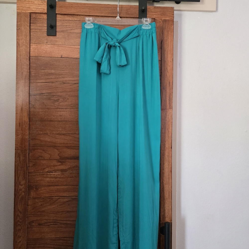 Crazy Train Turquoise Dress Pants
